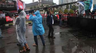 Persiapan "Jakarta Night Festival 2015" (suara.com/Oke Atmaja)