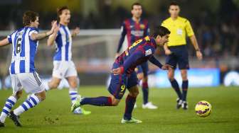 Babak I: Barcelona Tertinggal 0-1 dari Sociedad