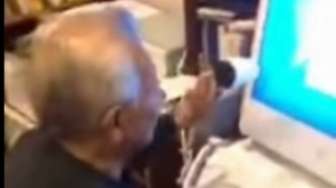 VIDEO: Perbaiki Komputer 'Nge-hang', Kakek Ini Gunakan Hair Dryer