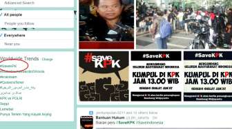 #SaveKPK Puncaki Trending Topic Dunia