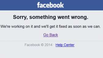 Layanan Facebook Tumbang!