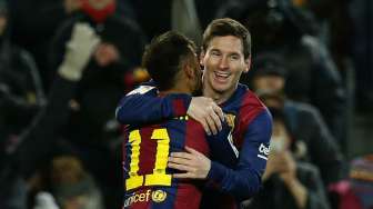 Messi Penentu Kemenangan Barcelona