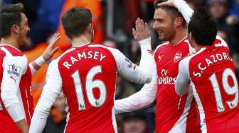 VIDEO: Arsenal Pesta Gol ke Gawang Aston Villa