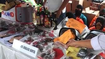 Rilis Preman dan Barang Bukti