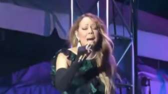VIDEO: Upss, Mariah Carey Lipsync dalam Konser, Lupa Lirik Pula