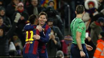 Neymar dan Messi Semakin Padu