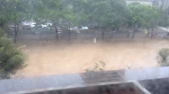 Banjir, Karyawan di Perkantoran MH Thamrin Boleh Pulang Cepat