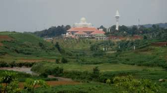 Akses Masuk Masjid Az Zikra Sentul Bogor Dijaga Ketat TNI Polri