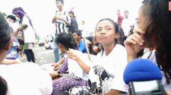 VIDEO: Demonstran Pendukung BG Jadi Kapolri, Orang-orang Bayaran?