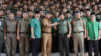 TNI Kasih Pembekalan GP Ansor