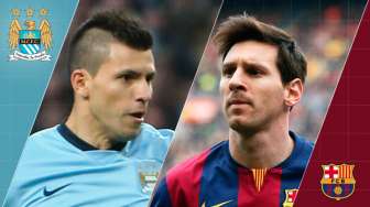 Duel Dengan Messi di Liga Champions, Ini Kata Aguero