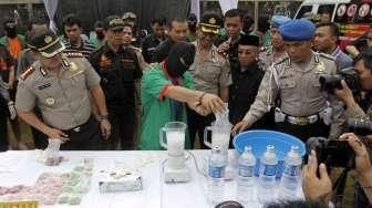 Pemusnahan 3,3 Ton Ganja dan Sabu