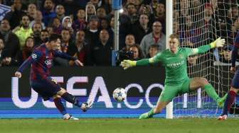 Joe Hart Dapatkan Pujian dari Messi