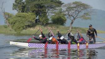 Perahu Naga Indonesia Kembali Sabet Juara di Cina