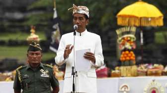Jokowi Hadiri Tawur Agung Kesanga