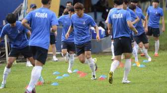 Latihan Timnas Korea U23