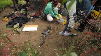 Olah TKP Tewasnya Anggota Kelompok Santoso