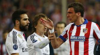 Diduga Gigit Mandzukic, Bek Madrid Ini Lolos dari Hukuman UEFA