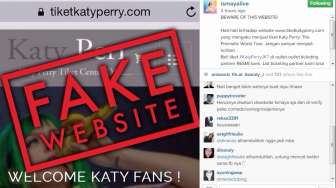 Hati-hati, Situs Penjualan Tiket Katy Perry Ini Palsu