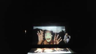 Teknik hologram di pertunjukan tari (Dok. Indonesia Kaya)