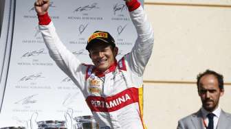 Rio Haryanto Juara Balap Mobil GP2 Series Austria