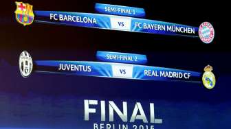 Hasil Undian Semifinal Liga Champions