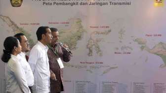 Jokowi Resmikan PLTU Proyek Listrik 35.000 MW di Banten