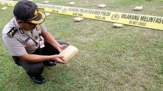 Gelar Barang Bukti Ganja 2 Ton