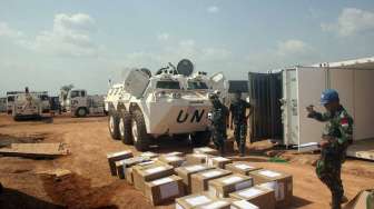 Satgas Kizi TNI Kontingen Garuda (Konga) XXXVII-A bertugas sebagai peacekeepers misi PBB di Central African Republic (CAR).