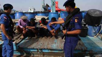 Dit Polair berhasil menangkap satu nahkoda dan empat nelayan asing asal Thailand, yang mencuri ikan di perairan Indonesia.