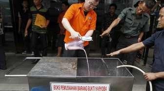 Polda Metro Musnahkan Narkoba