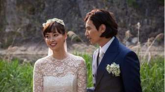 Foto Pernikahan Won Bin dan Lee Na