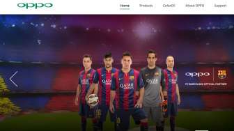Oppo Resmi Jadi Sponsor Barcelona