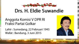 Legislator Senior Eldie Suwandie Meninggal Dunia