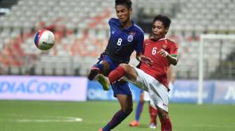 Pita Hitam di Lengan, Timnas U-23 Sikat Kamboja 6-1