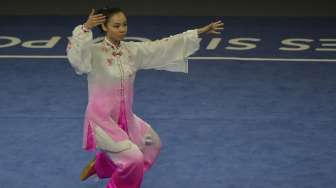 Lindswell Persembahkan Emas Pertama dari Wushu