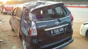 Baru Dibuka, Tol Cipali Memakan Korban, Avanza Hitam Ringsek