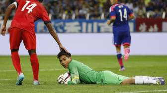 Tahan Jepang Tanpa Gol, Kiper Singapura: Ini Mujizat