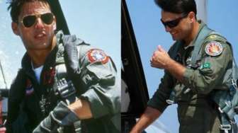 Wow, Pilot Tempur Pakistan Miliki Wajah Mirip Tom Cruise  