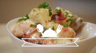 VIDEO: Resep Udang Goreng Mayonaise, Sedap Disantap Saat Berbuka
