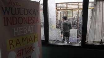 Kantor Komnas Perlindungan Anak Terbakar