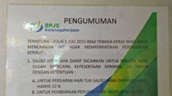 Petisi soal Kebijakan Baru BPJS TK Tembus 54 Ribu Dukungan