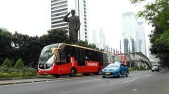 Hari bebas kendaraan bermotor atau Car Free Day (CFD) ditiadakan di Jakarta, pada Minggu (12/7/2015), sehubungan dengan momen Idul Fitri. [Suara.com/Oke Atmaja]