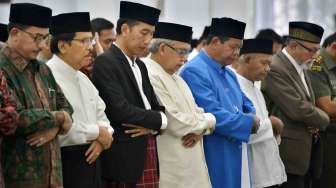 Jokowi Salat Id di Aceh