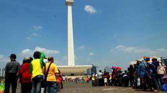 Ada Sembilan Pelajar Ditodong di Monas, Satpol PP Malah Ngacir