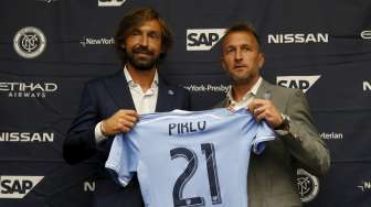 Pirlo Diperkenalkan ke Publik NYC FC