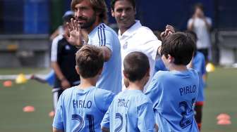 Andrea Pirlo diperkenalkan secara resmi sebagai pemain New York City FC (24/7) [Reuters/Mike Segar]