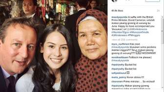 David Cameron, Maudy Ayunda dan Pisang Goreng