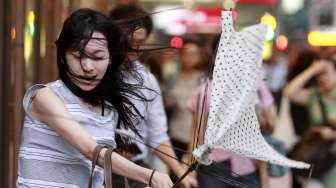 Topan menerjang wilayah Taiwan