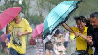 Topan menerjang wilayah Taiwan
